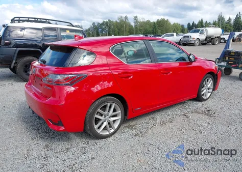 2016 Lexus Ct 200H из США, поврежденный, VIN JTHKD5BHXG2264904